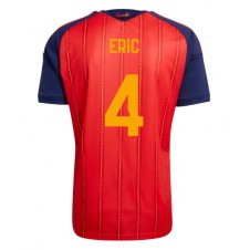 Spania Eric Garcia #4 Hjemmedrakt VM 2026 Kortermet